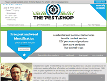 Tablet Screenshot of pestshop.com