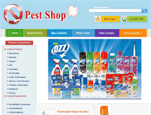 Tablet Screenshot of pestshop.com.br